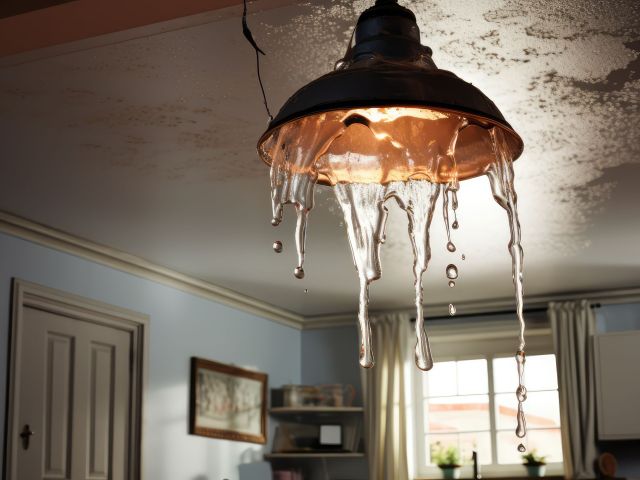ceilg water leak in house